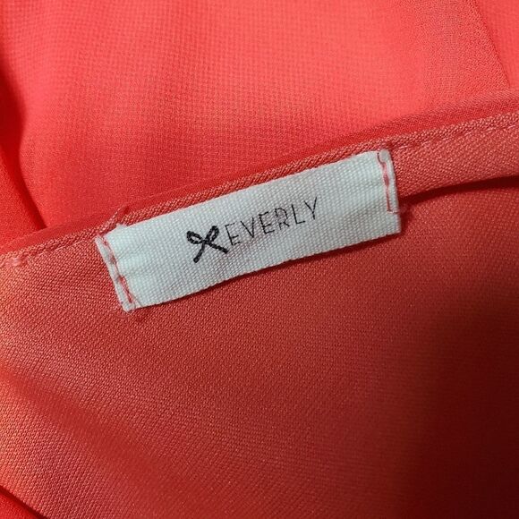 Everly Orange High Low Dress (Small) - Picture 5 of 7